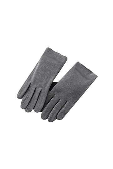 YIAAN Épaissir Gants Gants À Lécran Tactile Plus Velvet Chaud De Chaleur Gants dhiver Gants Mignons for Femmes Chauds et Ré