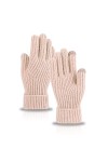 CABTRA Gants Chauds Tricotés Épaissis Doux Gants De Dame