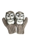 Gants, moufles en peluche danimaux de dessin animé pour femme, gants dhiver chauds, gants de ski pour filles, gants doublés
