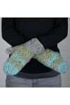 Freak Scene Moufles - Gants tricotés - Laine - turquoise-vert
