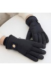LUOXUEFEI Gants Gants De Ski Chauds pour Femmes dhiver Doigts Complets Moufles Antidérapantes Imperméables Filles Épaisses p