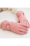 LUOXUEFEI Gants Gants De Ski Chauds pour Femmes dhiver Doigts Complets Moufles Antidérapantes Imperméables Filles Épaisses p