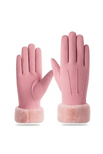 YDBTLBGH Gants Unisexe Gants DÉcran Tactile de Femme, Hiver Plus Garder Au Chaud Moufles Belle Étudiant À Vélo Thicken Gants
