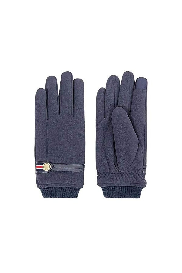 RFEGEF Femme Gants dhiver,Gants À Écran Tactile Gants Antidérapants DExtérieur en PU pour Hommes Marine Dames Doux Coupe-Ve