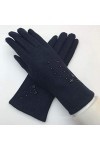RFEGEF Femme Gants dhiver,Gants À Écran Tactile Perle Marine Thinsulate Tricoté Plus Gants en Cachemire Dames Doux Coupe-Ven