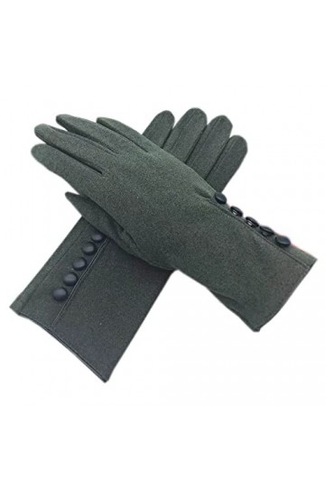 Gants Femme Gants Printemps Dames Écran Tactile Mince Sport Équitation Banquet DAutomne En Plein Air Vert Chaud Taille Uniqu
