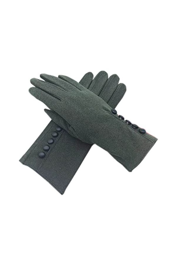 Gants Femme Gants Printemps Dames Écran Tactile Mince Sport Équitation Banquet DAutomne En Plein Air Vert Chaud Taille Uniqu