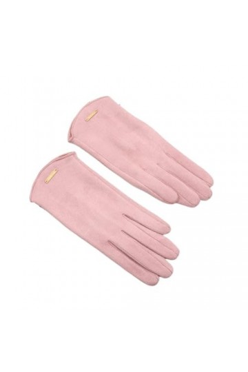 ERICAT Gants chauds for écran tactile for femmes, fins, couleur unie, simples, cyclisme, coupe-vent, automne et hiver Color 