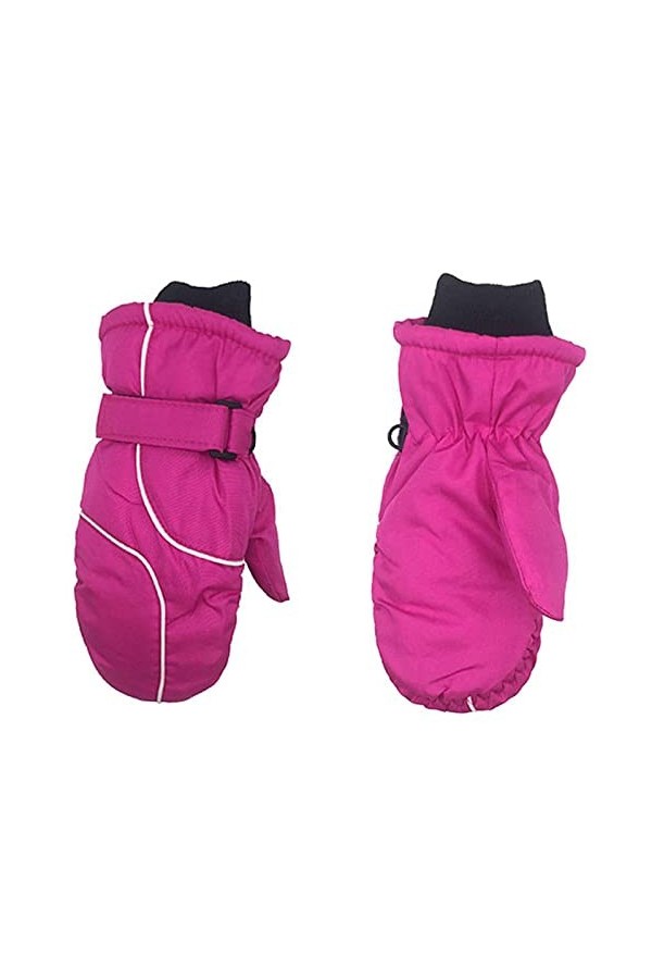 Gants DHiver Pour Dames 1 Paire De Gants De Ski Fille, Gants DHiver Chauds Garçon, Gants Outdoor Imperméables,02,Taille Uni