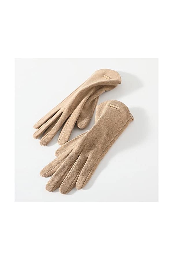 Yannaky Gants dhiver Gants Chauds Dames Velours dhiver Épaississement Automne-A2