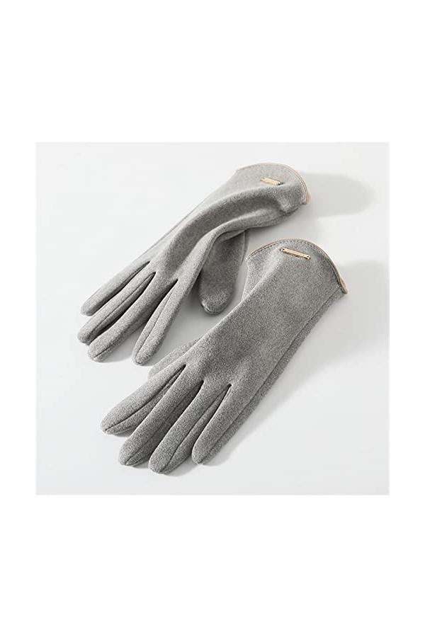Yannaky Gants dhiver Gants Chauds Dames Velours dhiver Épaississement Automne-A2