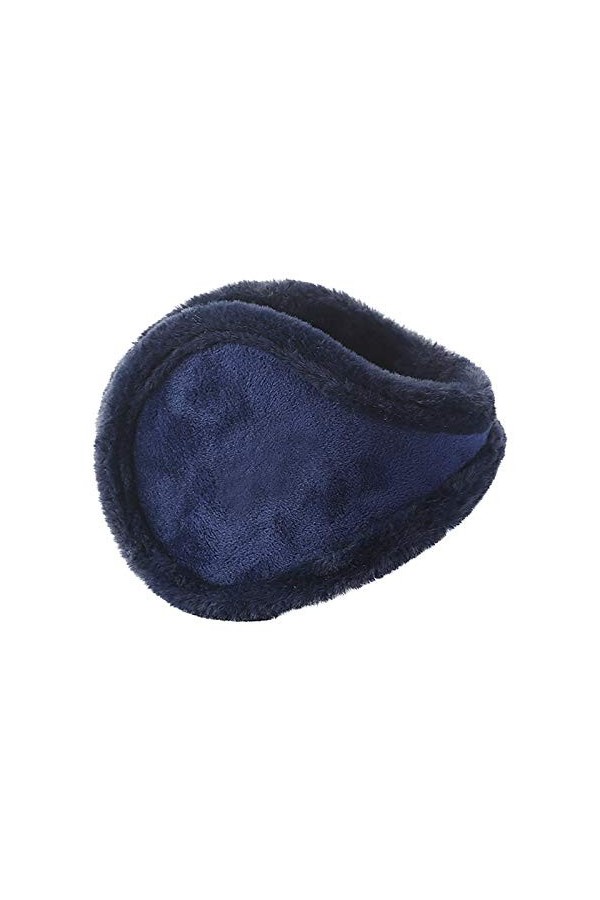 BOTCAM Cache-oreilles chauds dhiver pour homme et femme, Noir , taille unique