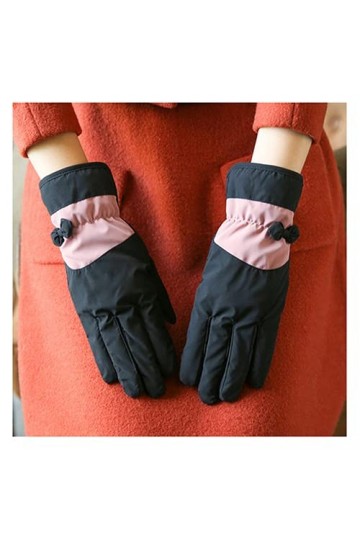 Jjshueryg Les Gants à écran Tactile en Coton épaississent Les Dames Chaudes dautomne et dhiver et Les Gants Chauds de Cycli