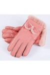 LUOXUEFEI Gants Gants pour Femmes Gants Chauds pour Femmes dhiver Mitaines pour Femmes Gants Extérieurs