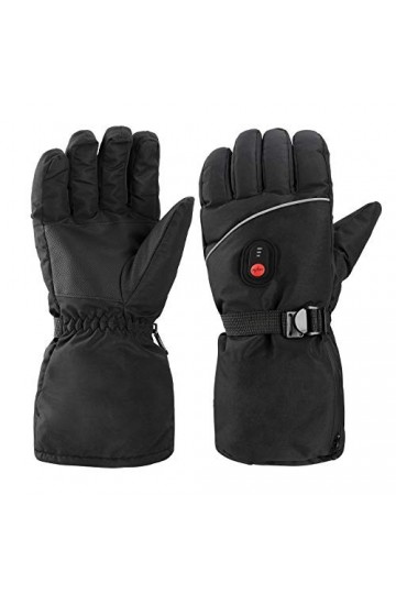 Gants dhiver chauds et résistants à la chaleur et au froid pour adultes, Noir , taille unique