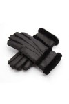 LUOXUEFEI Gants Gants Chauds DHiver Pour Femmes Mitaines Épaisses DExtérieur Gants Dames Noirs