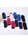 kaixinbukaixin Enfants Gants De Ski Hiver Enfant Gants De Neige Enfants Imperméable Coupe Ski Mitaines Doigt Gants pour Fille