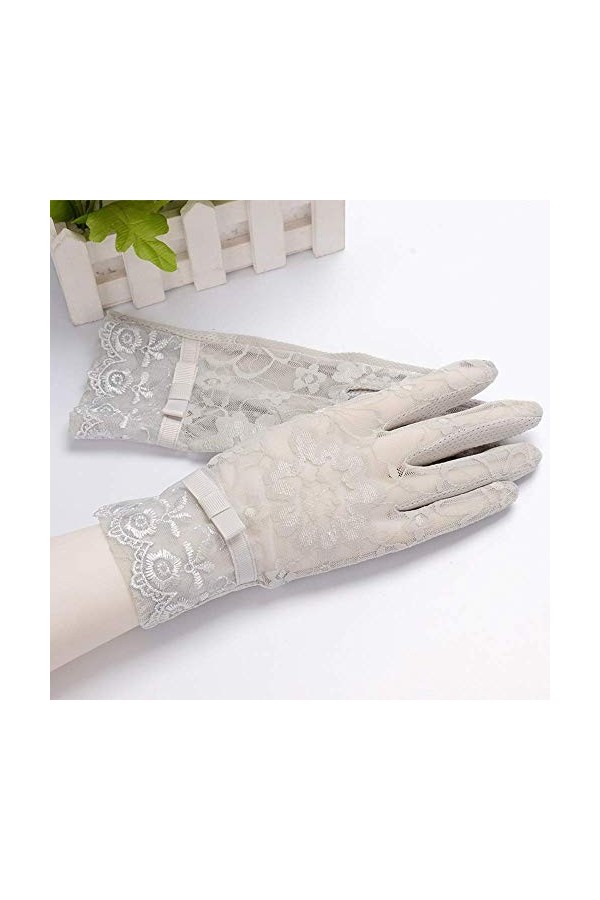Gants de Protection Contre Le Soleil, Gants de Protection Contre Le Soleil pour Femmes Gants Courts et Fins dété Gants dété