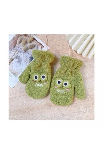 TJOIUY Gants dhiver Gants en Peluche Doux pour Femmes Hiver Chaud épaissir Mitaines sans Doigts Filles étudiant extérieur Pl