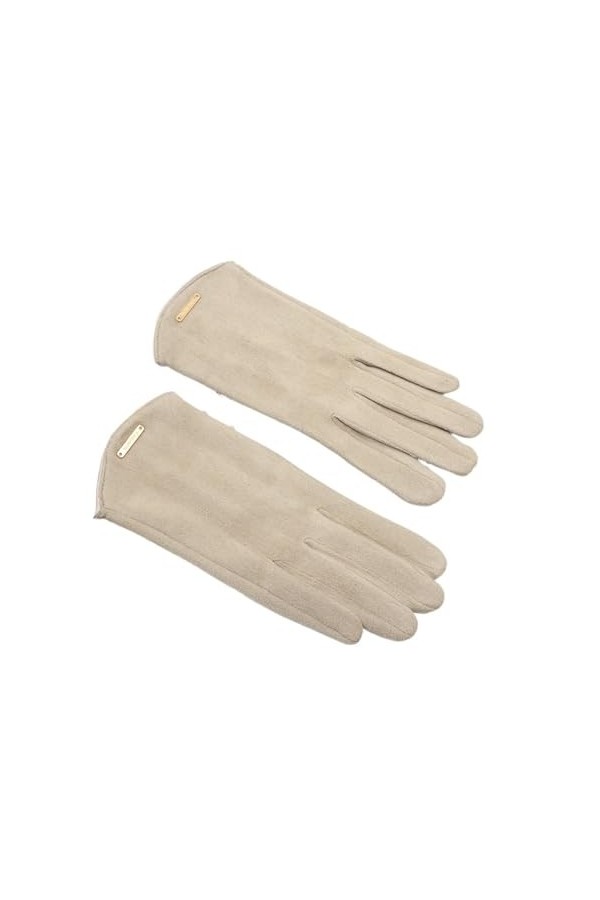 ERICAT Gants chauds for écran tactile for femmes, fins, couleur unie, simples, cyclisme, coupe-vent, automne et hiver Color 