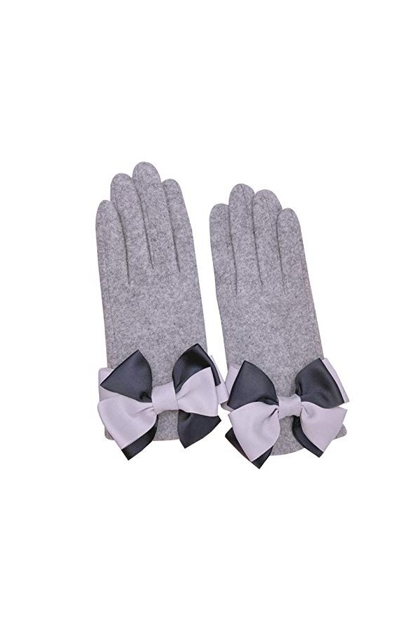 CAILIN Gants Gants de Cachemire Imitation Hiver Plus Velours épais Archet Chaud écran Tactile Gants Cyclisme Gants et moufles
