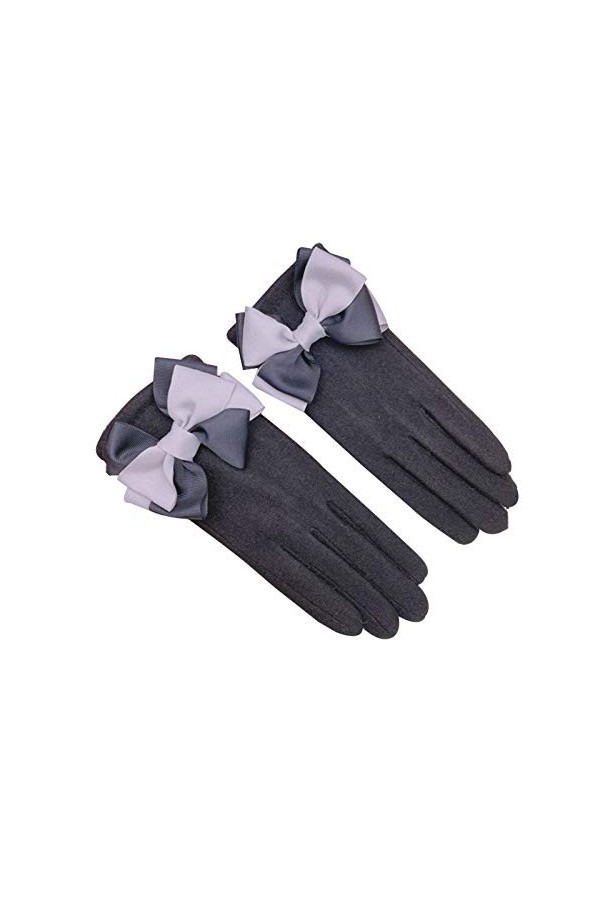 CAILIN Gants Gants de Cachemire Imitation Hiver Plus Velours épais Archet Chaud écran Tactile Gants Cyclisme Gants et moufles