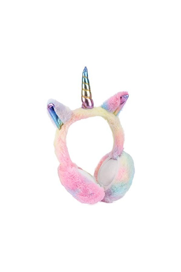ABOOFAN Cache-oreilles Enfants Cache-Oreilles Licorne Cache-Oreilles en Peluche Cache-Oreilles Dhiver Cache-Oreilles pour Te