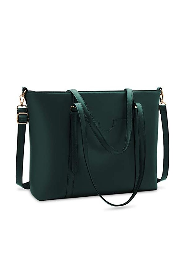 NUBILY Sac Cabas Femmes Grande Capacité PU Cuir Sac de Cours Portable Sac a Main pour Les Cours Imperméable Sac Fourre Tout F