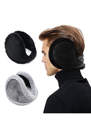CHENKEE Chaud Cache-oreilles, 2 PCS Hiver Bandeau Cache-OreillesTissu Chaleureux Confortable Molletonné Earwarmer Oreille Ext