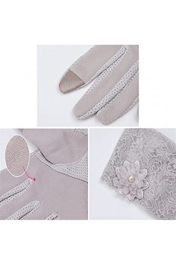 BUNCC Nouveau 2019 Chine Mode Créatif Crème Solaire Gants Femmes Mince Été Court Écran Tactile Dentelle Conduite Anti-UV UV G