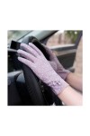Gants dhiver Gants pour Femmes Gants de Conduite Anti-dérapants Riding Anti-Slip Anti-Skid Butterfly Pattern Sweet Ladylike 