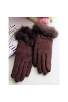 LUOXUEFEI Gants Gants À Écran Tactile pour Femmes&nbsp;&nbsp;&nbsp;Gants De Conduite À&nbsp;Double Doigt Épais Et Chauds pour Femmes dhiver