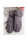 LUOXUEFEI Gants Gants À Écran Tactile pour Femmes&nbsp;&nbsp;&nbsp;Gants De Conduite À&nbsp;Double Doigt Épais Et Chauds pour Femmes dhiver