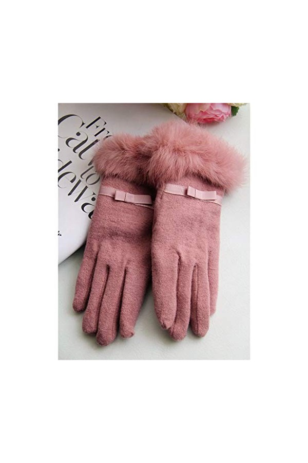 LUOXUEFEI Gants Gants À Écran Tactile pour Femmes&nbsp;&nbsp;&nbsp;Gants De Conduite À&nbsp;Double Doigt Épais Et Chauds pour Femmes dhiver
