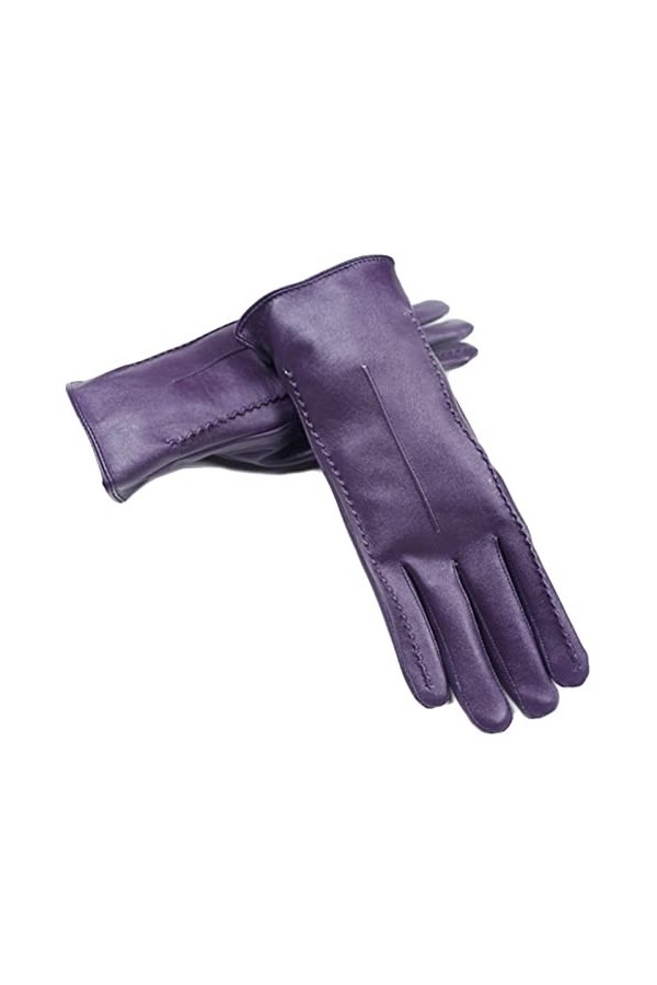 UKKO Gants Dames Gants en Cuir Synthétiques Femmes Automne Et Hiver Thermique Chaud Ganton Femme Ganton