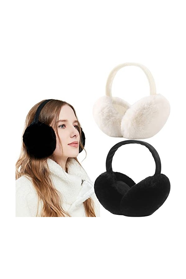 FSMILING Cache-oreilles Chauds pour Femmes Couvre Oreilles Cache-oreilles Fille Hiver en Plein Air Couvre-oreilles pour Homme