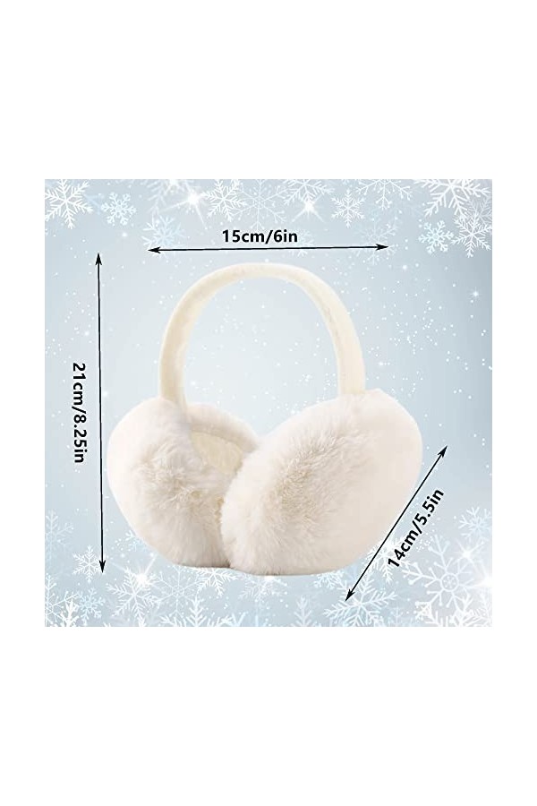 FSMILING Cache-oreilles Chauds pour Femmes Couvre Oreilles Cache-oreilles Fille Hiver en Plein Air Couvre-oreilles pour Homme