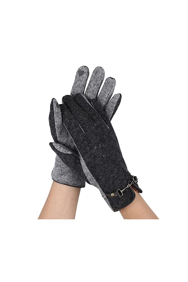 Gants DHiver Gants DHiver Plus Chauds En Velours Et Épaississants Pour Écran Tactile Gants De Cyclisme DAutomne Et DHiver