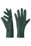 Harssidanzar Gants en cuir femme hiver Doublure chaude en cachemire Écran tactile Fini vintage GL017EU,Kaki,taille XL