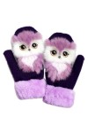 SONAXO Gants Animaux Hiver, Moufles en Forme danimal Mignon, Mitaines Doublure Chaudes dhiver, Cadeau dhiver Children,B 