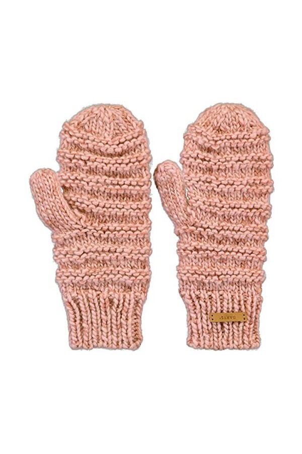 Barts Jasmin Mitts Moufles, Rose 0008-PINK 008L , Unique Taille Fabricant: UNI Femme