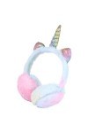 BESPORTBLE Cache-Oreilles Pliable Licorne Fausse Fourrure Cache-Oreille Dessin Animé en Peluche Hiver Oreille Couverture Band