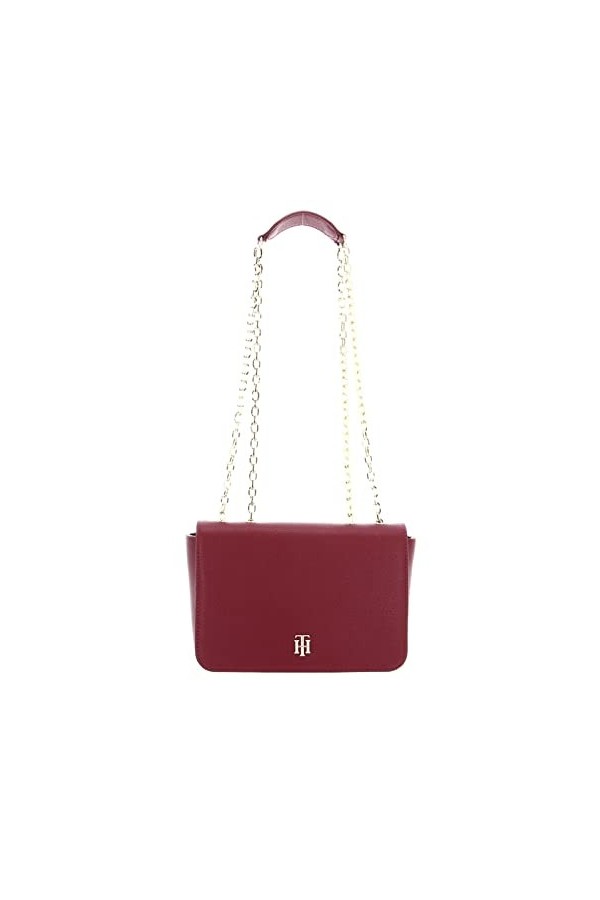 Tommy Hilfiger TH Timeless Chain Crossover, Sac Femme, Noir, One Size