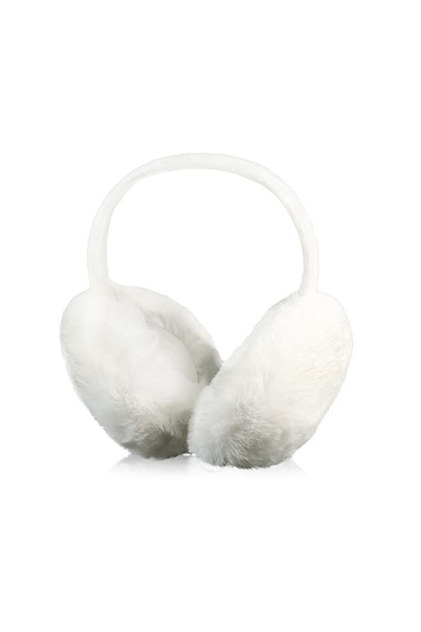 KINBOM Cache Oreilles Hiver, Mignon Fausse Fourrure Cache Oreilles Chauds Pliables Cache Oreille Fourrure pour Temps Froid Ex