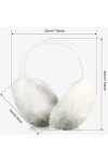 KINBOM Cache Oreilles Hiver, Mignon Fausse Fourrure Cache Oreilles Chauds Pliables Cache Oreille Fourrure pour Temps Froid Ex