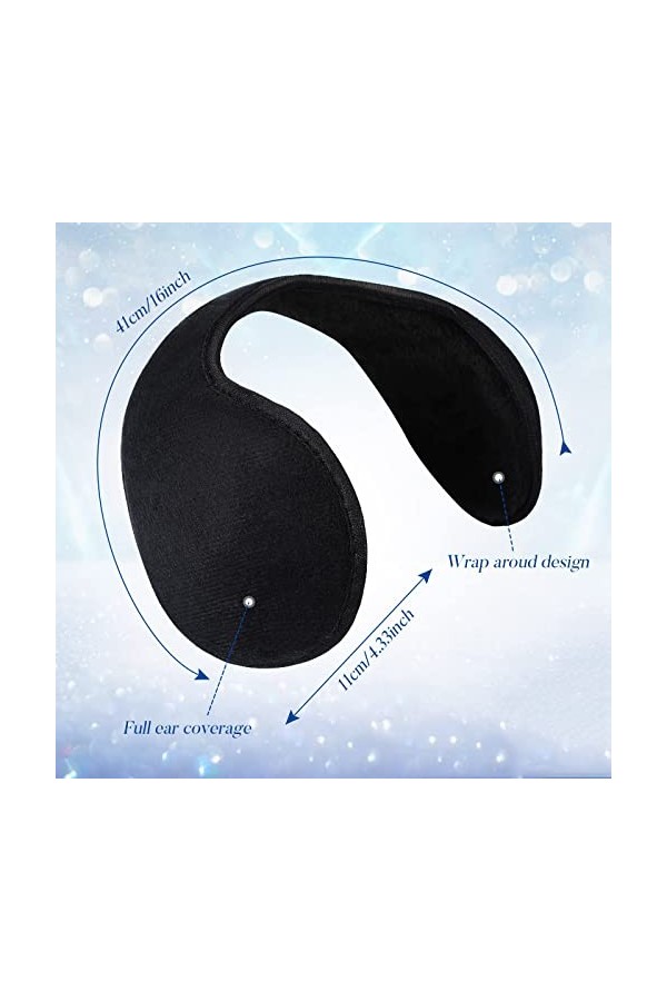 WOIRROIP Cache Oreilles pour Hommes et Femmes Cache Oreilles Unisexe en Peluche épaisse et Chaude Léger Oreille Manchons Acce