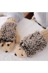 dTrend Gants dhiver en tricot pour femme Motif hérisson