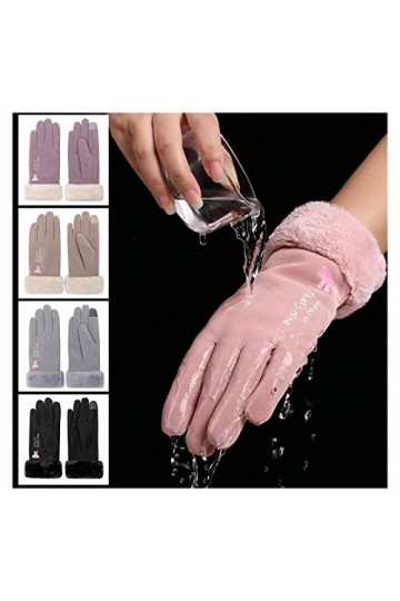 Hzdmfgs Gants Chauds Nouvelle arrivée Gants dhiver Femmes imperméables extérieurs épaissir des Gants Chauds de Chaleur grièv