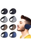 Lot de 8 Cache-oreilles en Polaire pour Homme et Femme, Cache-Oreilles Pliables en Polaire pour Garder les Oreilles au Chaud 