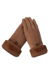 UKKO Gants Dames Gants dhiver Femmes Gant De Dames Filles en Plein Air Gant De Conduite Doublée